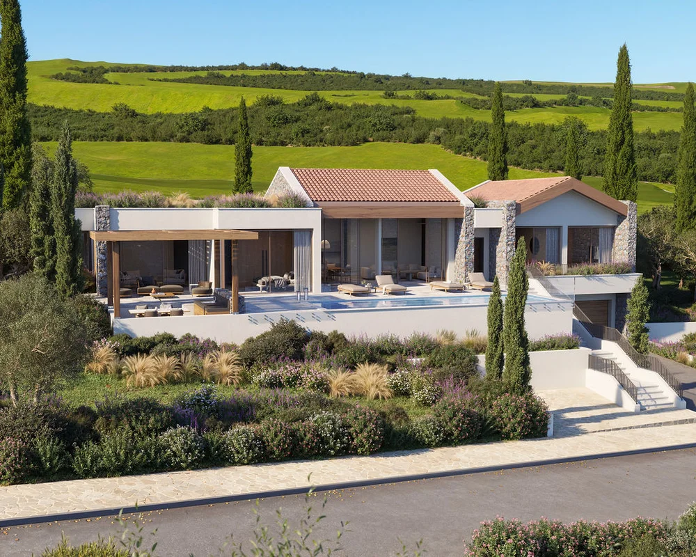 Панорамная вилла 322 м² в первом гольф-сообществе Черногории