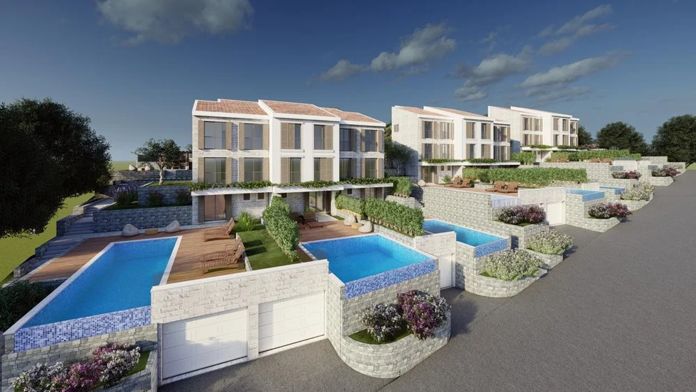 Exklusive Reihenhaus mit privatem Pool in einer prestigeträchtigen Küstenregion