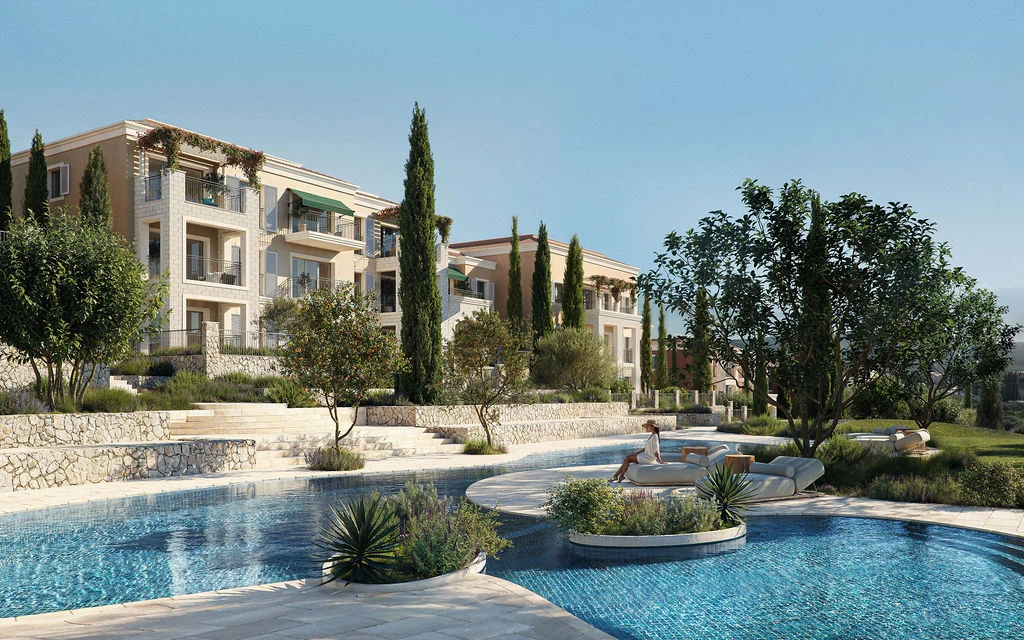 Просторные апартаменты с тремя спальнями в самом сердце Луштицы Бэй