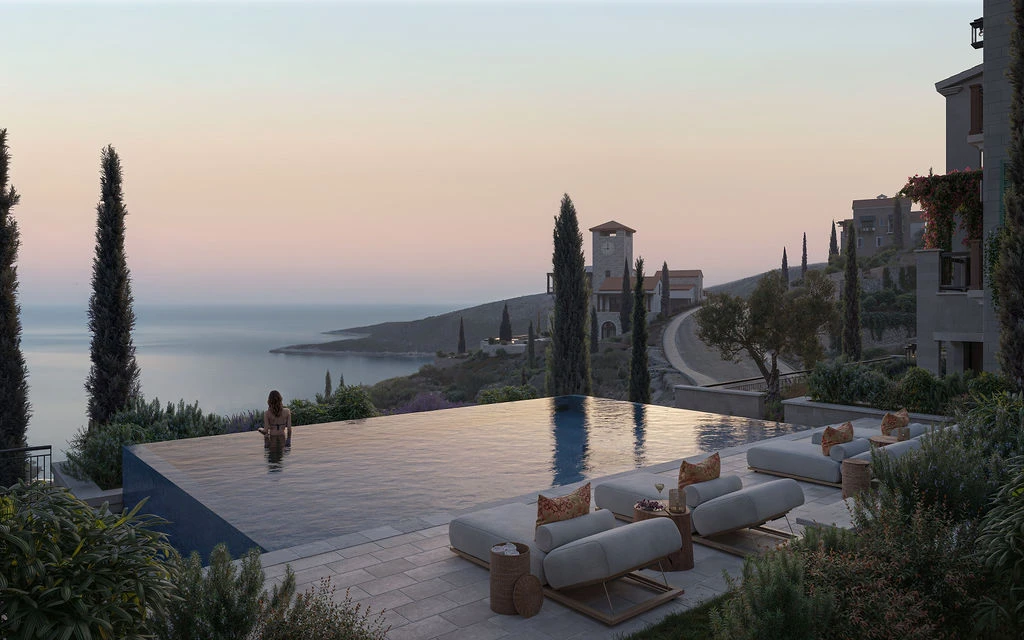 Panoramic Sea View Residence 57 m2 with Access to Pool