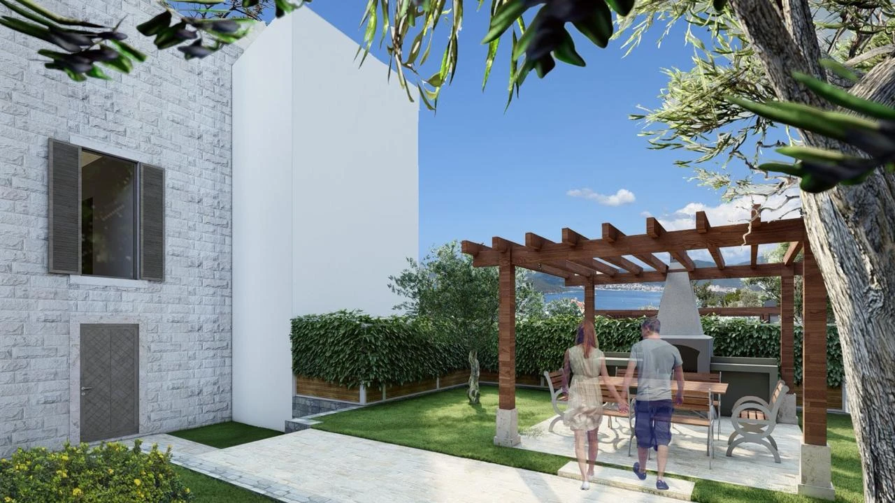 Exklusive Reihenhaus mit privatem Pool in einer prestigeträchtigen Küstenregion