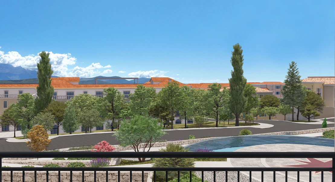 Просторные апартаменты с тремя спальнями в самом сердце Луштицы Бэй