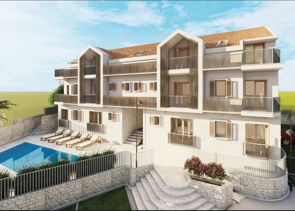 New Resedential Complex with Swimming Pool in Risan, Kotor