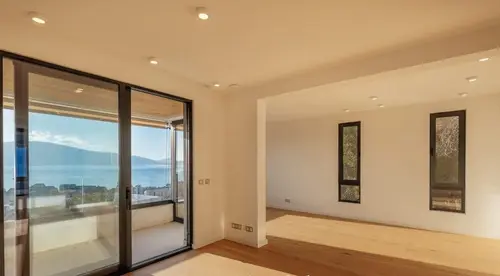 Maisonette mit zwei Schlafzimmern und Panoramablick auf das Meer, Donja Lastva, Tivat, Tivat