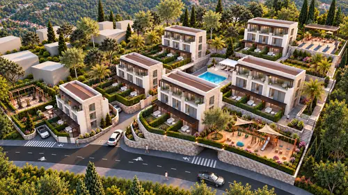 Premium-Familien-Stadthauskomplex in Tivat, Tivat