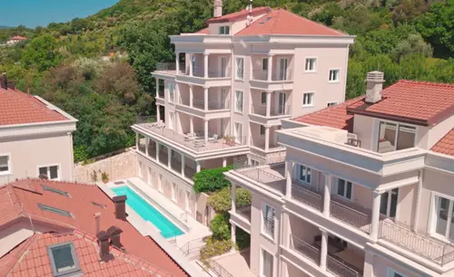 Moderne Apartments in einer geschlossenen Wohnanlage in Kumbor, Herceg Novi