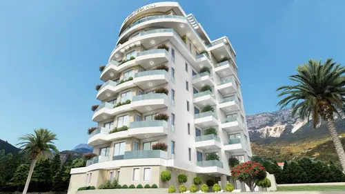 New Residence Building with Pool in Becici, Budva