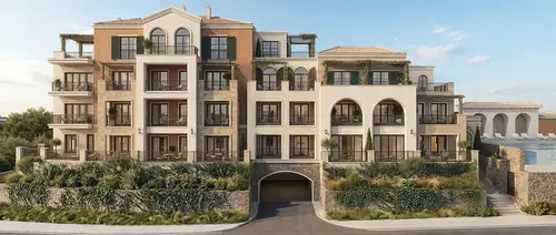 Элегантные апартаменты с 1 спальней в престижном районе Marina Village (Luštica Bay), Тиват